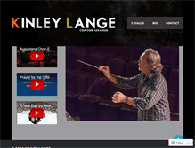 Tablet Screenshot of kinleylange.com
